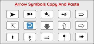 left arrow text copy and paste
