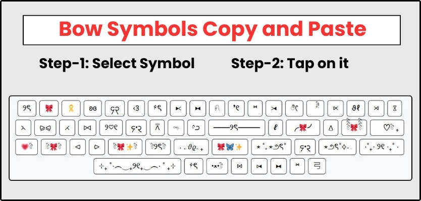 Bow Symbol Copy Paste