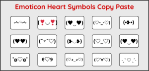 Emoticon Heart Symbols (｡♥‿♥｡) Copy Paste