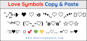 Love Symbols Copy & Paste [ :𓆩 ︎𓆪♥ʚ♡ɞ]