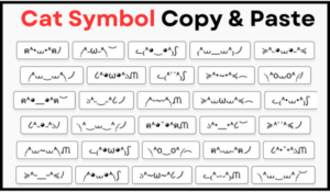 Cat Symbol Copy Paste [𓃠 ₍^. .^₎ =^._.^= ꐑ՞•ﻌ•՞ꐑ]