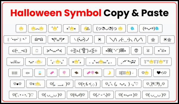 Halloween Symbol Copy & Paste