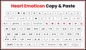 Heart Emoticon Copy Paste [꒦꒷♡꒷꒦☜♡☞🎔‎♡‧₊˚]