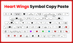Heart Wing Symbol Copy Paste [ཐི♡ཋྀ 𓆩ෆ𓆪 °♡° ༺♡༻𓆩 ️𓆪]