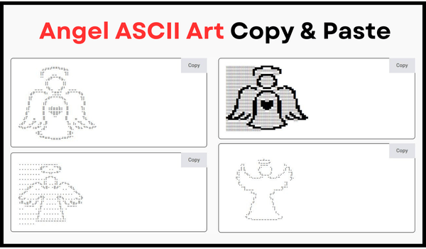 Angel ASCII Art