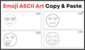 Emoji ASCII Art Copy and Paste