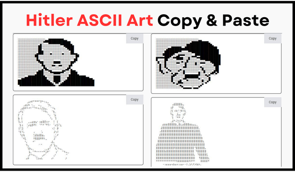 Hitler ASCII Art