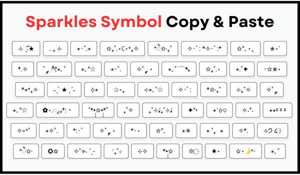 Sparkles Copy and Paste