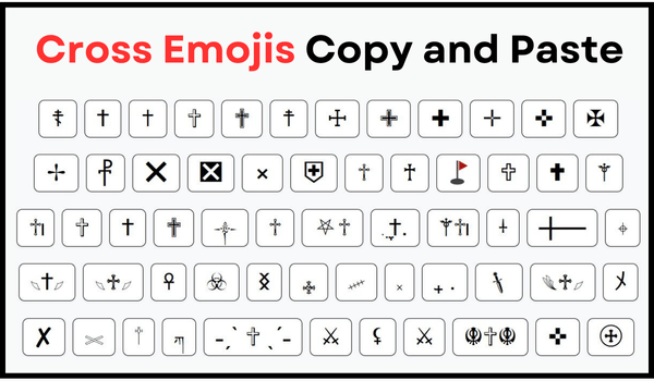 Cross Emojis Copy Paste