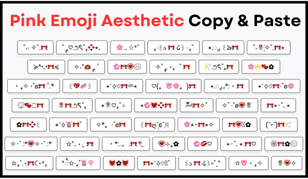 Pink Emoji Aesthetic 