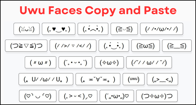 Uwu Faces Copy